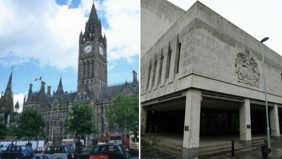 Manchester Town Hall and Crown Court