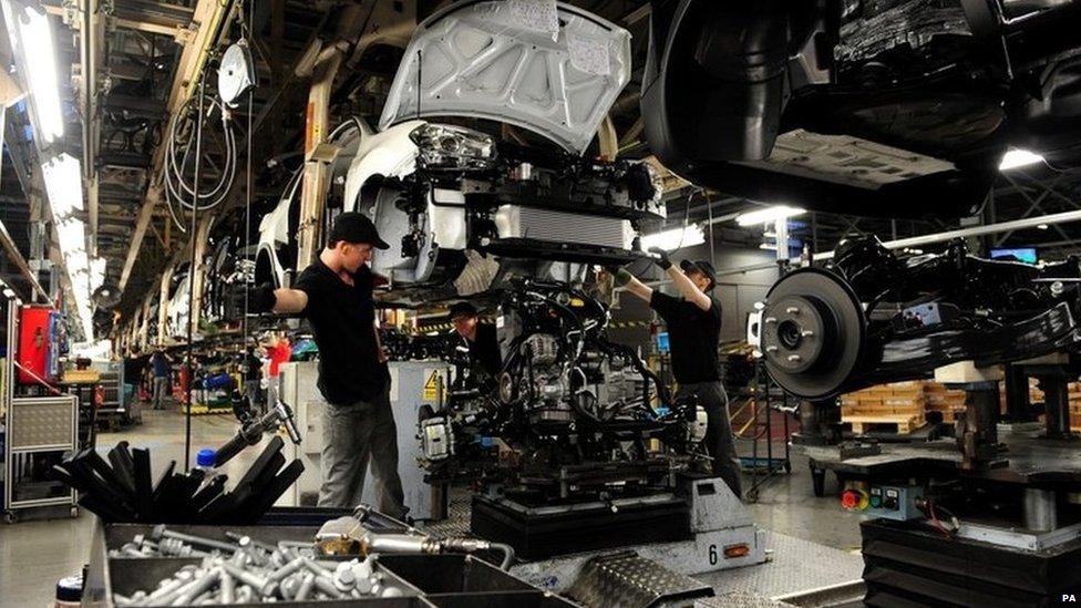 Car workers in Sunderland