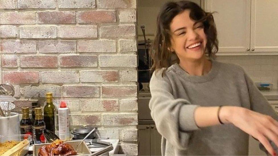 selena gomez cooking