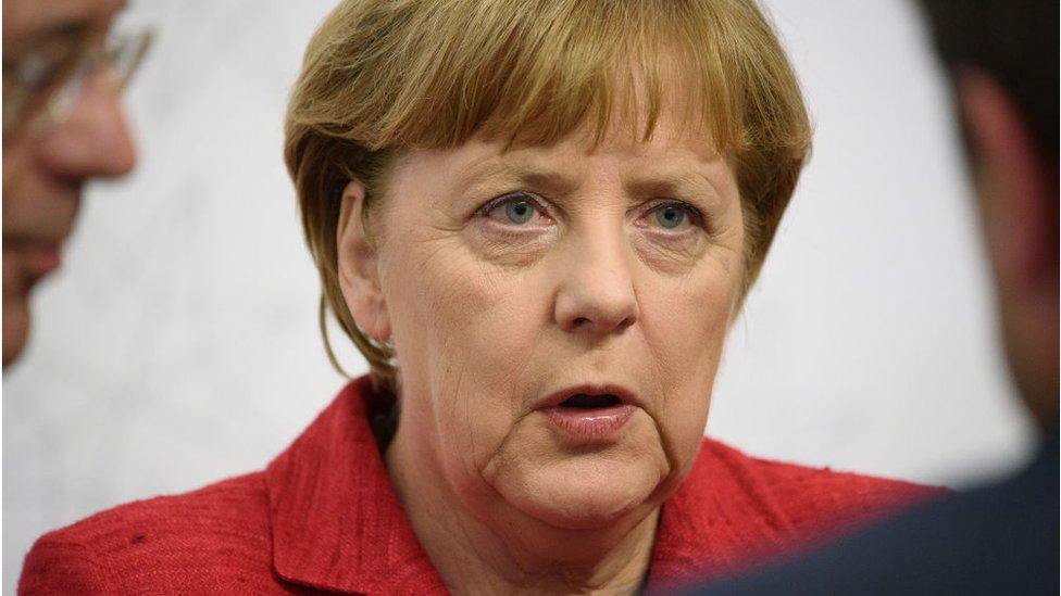 German Chancellor Angela Merkel