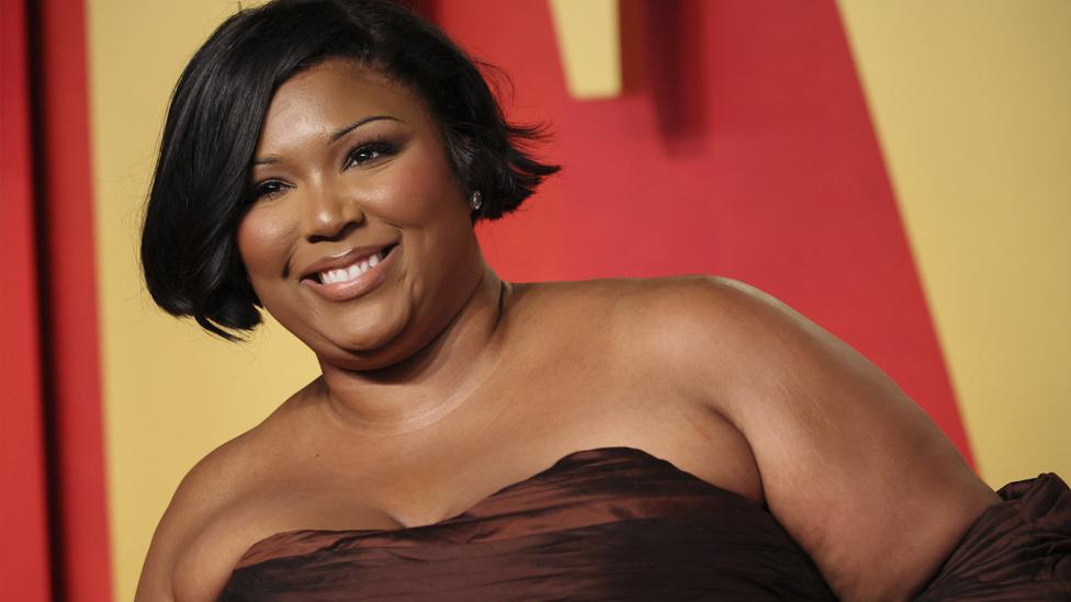 Lizzo arrives at the Vanity Fair Oscar party after the 96th Academy Awards, known as the Oscars, in Beverly Hills, California, US, on 10 March 2024