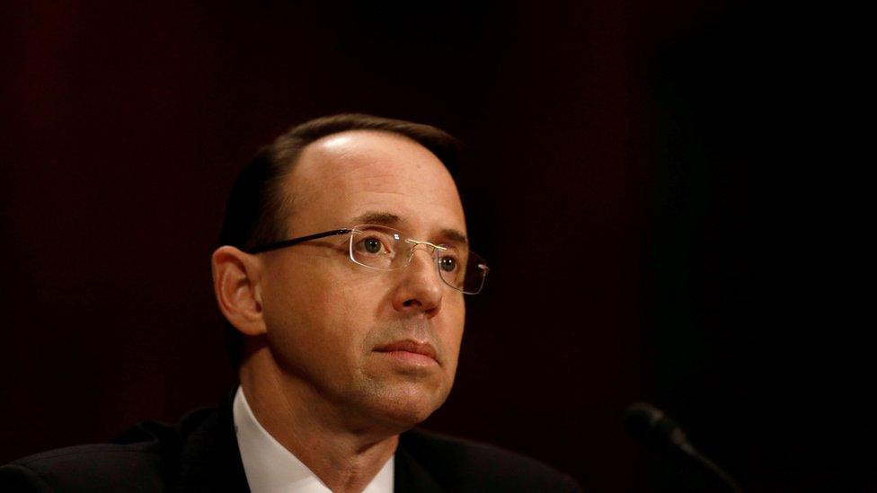 Deputy Attorney General Rod Rosenstein