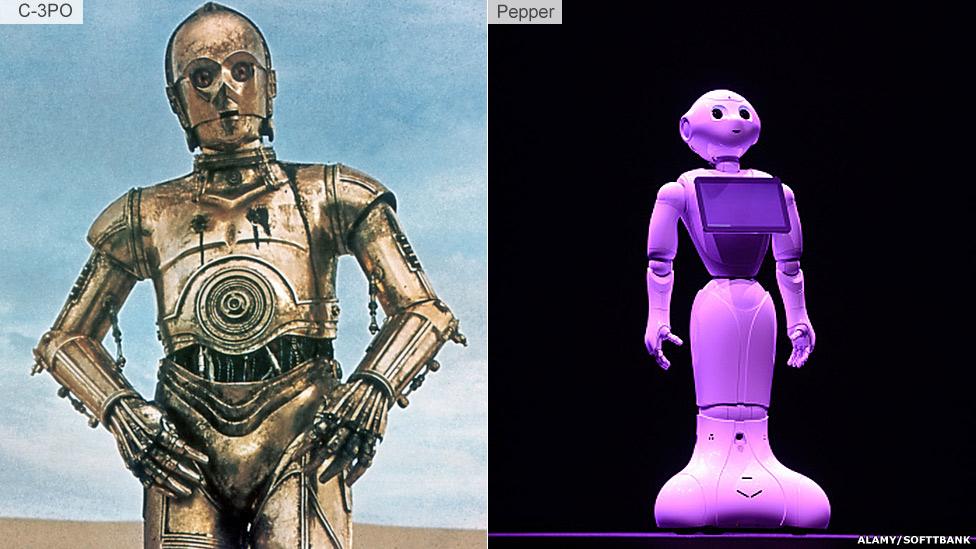 C-3PO and Pepper composite