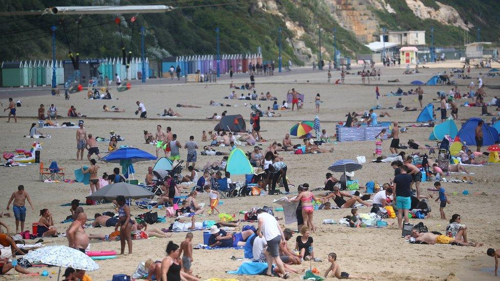 Bournemouth beach on Friday