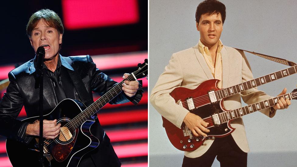 Sir Cliff Richard and Elvis Presley