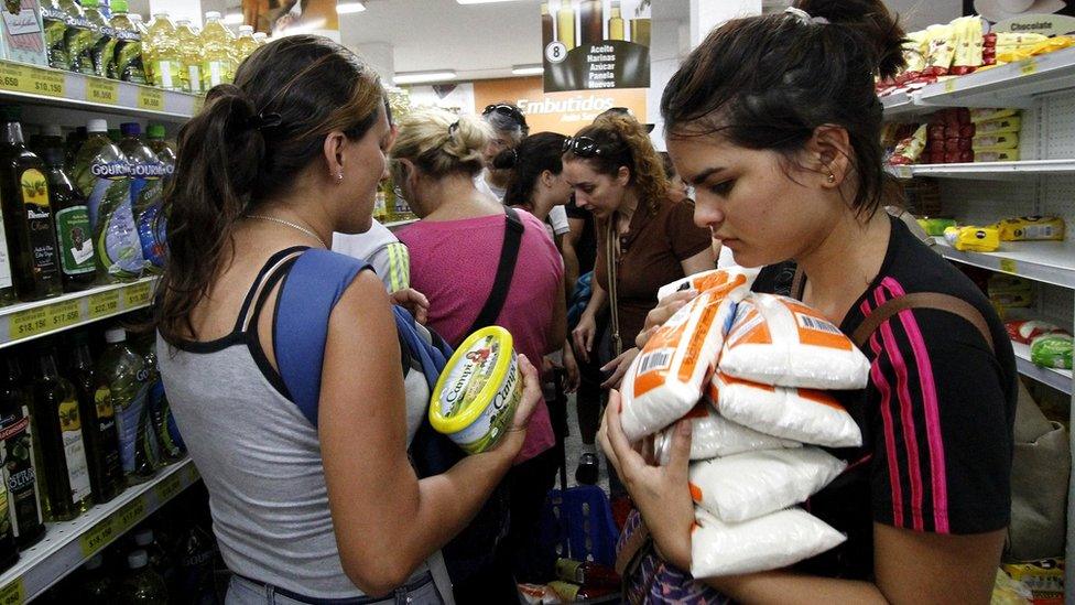 Supermarket in Venezuela