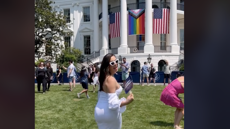 Rose Montoya at White House