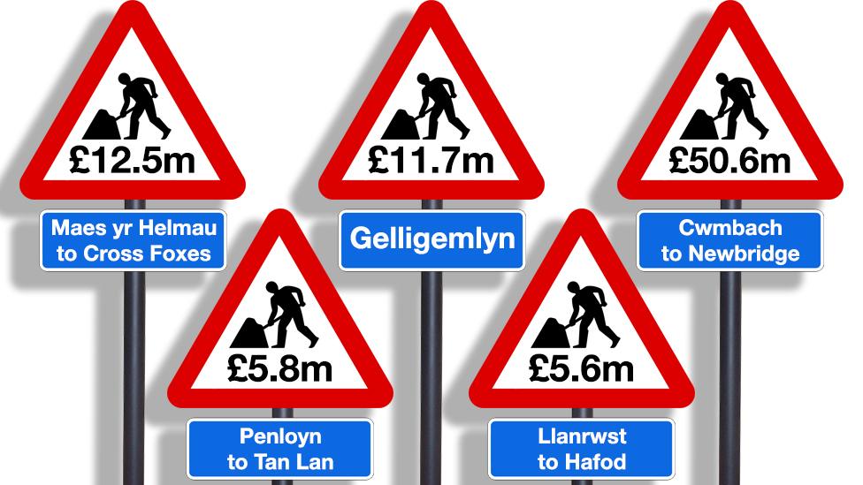 The Welsh Government has spent £86.2m improving and upgrading the A470 in recent years