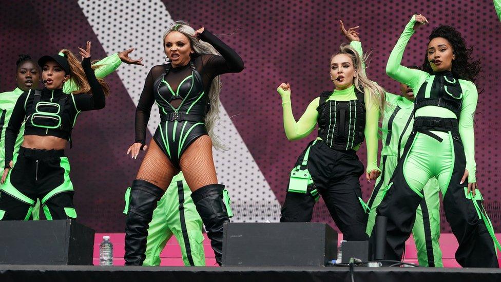 Little Mix on stage