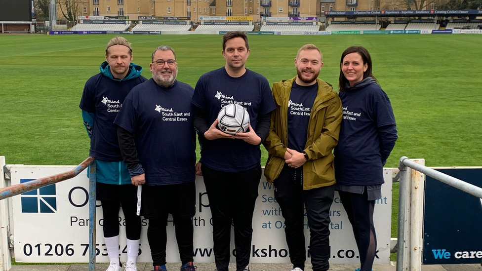 Scott Wheeler, Robert Askew, Chris Phillip, Charlie Blissett and Sarah Franklin (left to right)