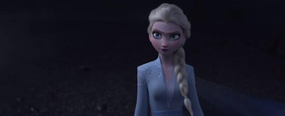 A still from the Frozen 2 trailer