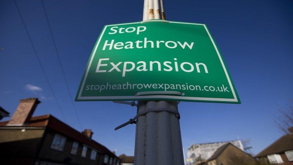 Stop Heathrow Expansion sign