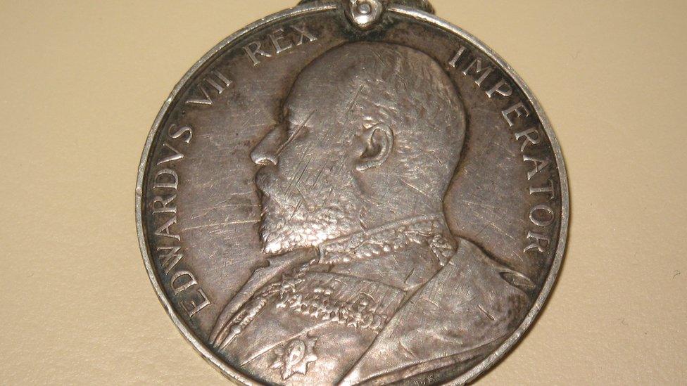 A war medal from the Second Boer War