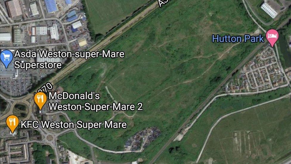 Former landfill site Weston-super-Mare