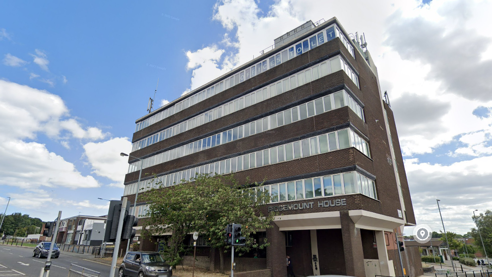 The office block in Peterlee