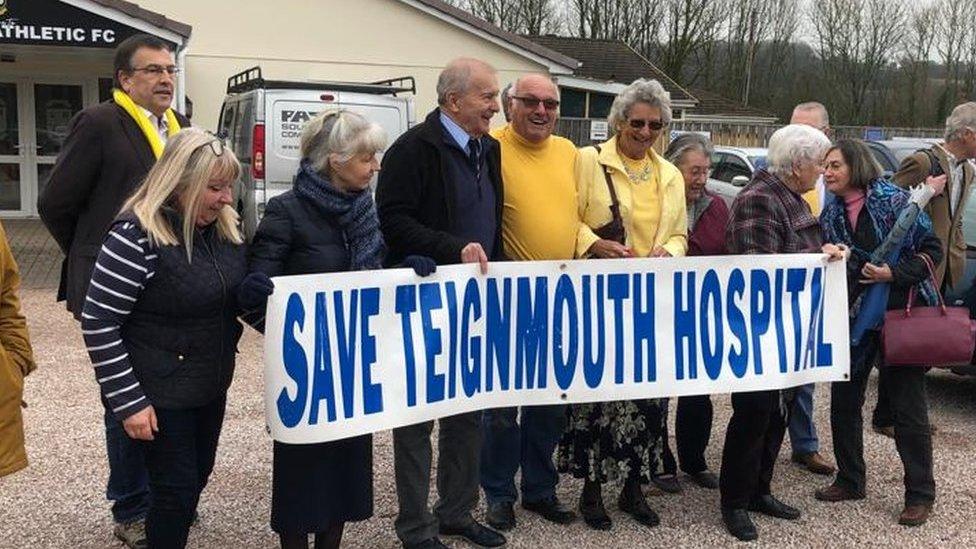 Teignmouth Hospital campaigners