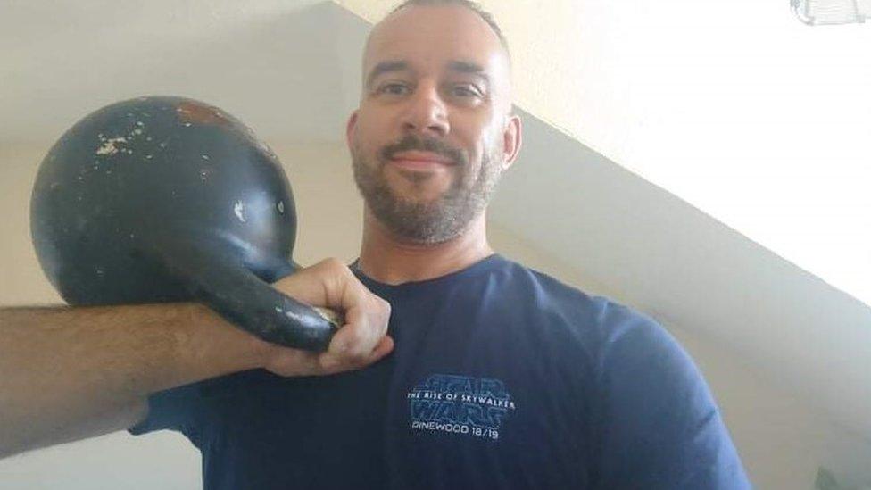 Kettlebell instructor Colin Howells