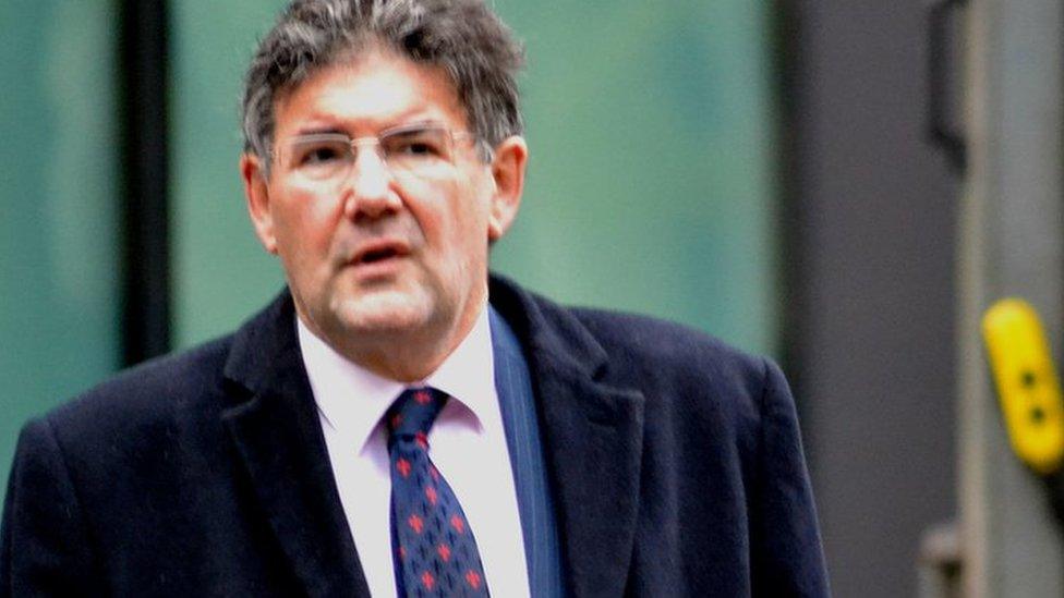 David Noakes outside Southwark Crown Court