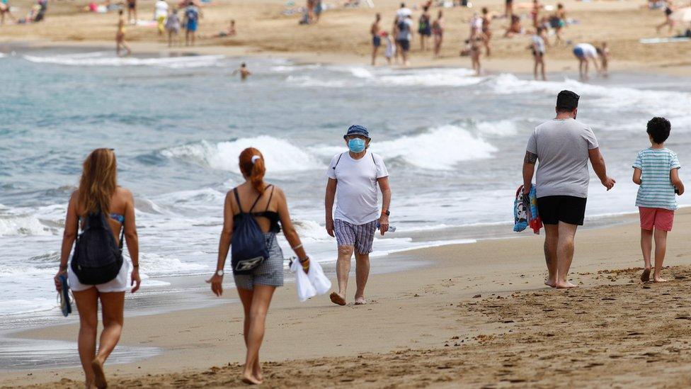 Spanish beach