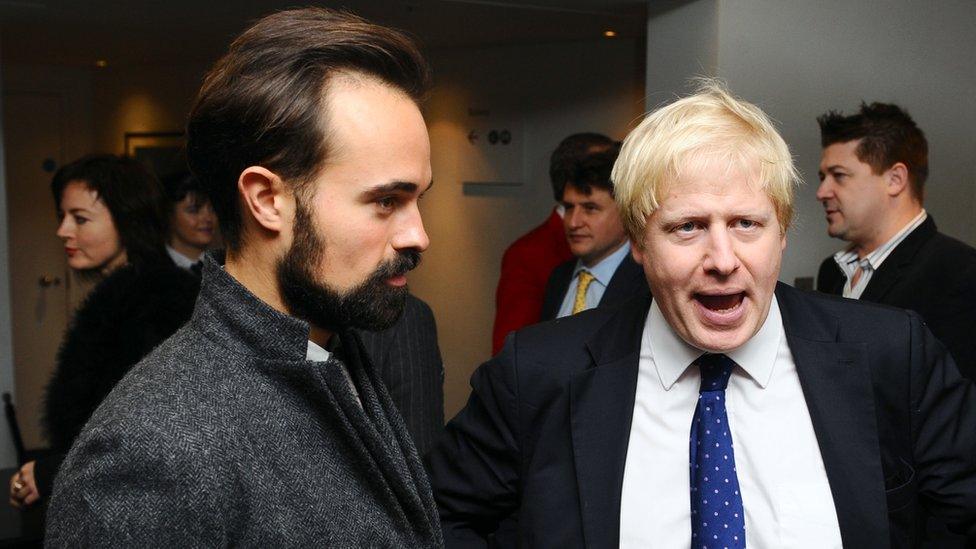 Boris Johnson and Lord Lebedev