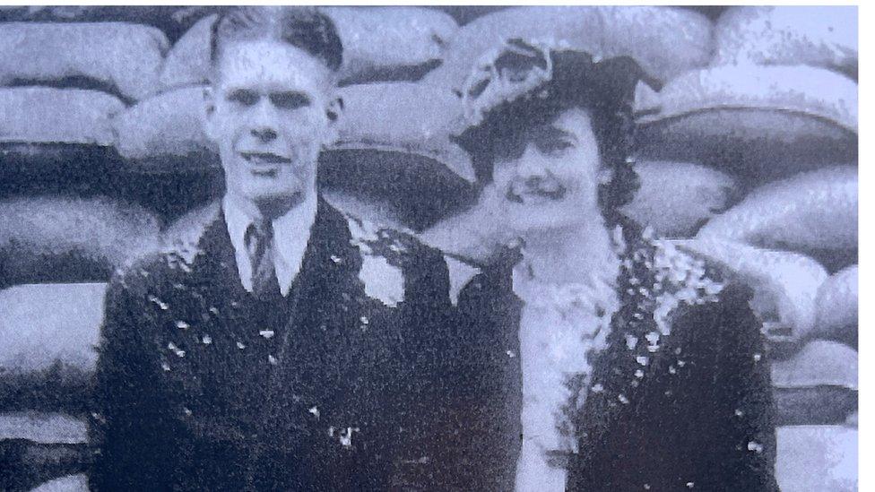 A photo of Vera and her late husband Sidney