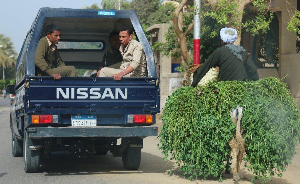 Police car in Egypt