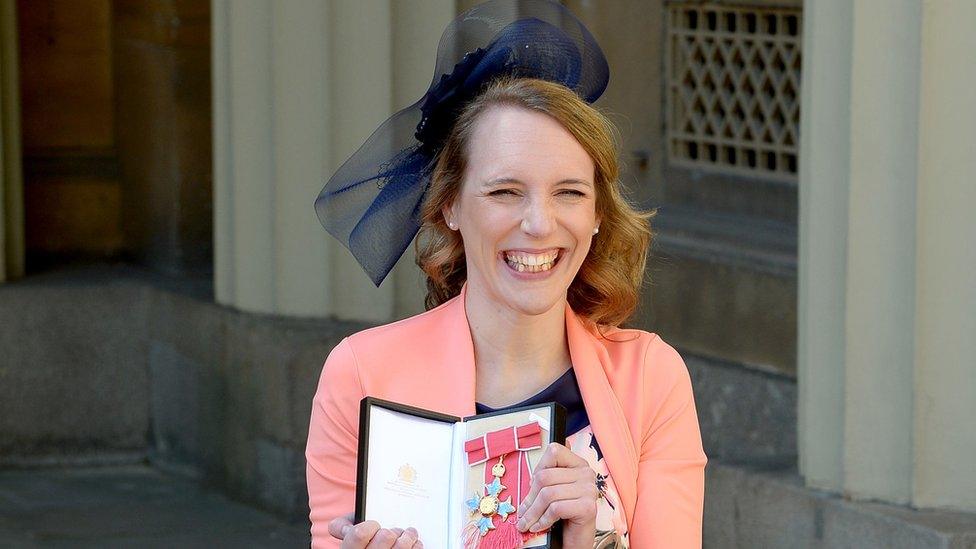 Para-equestrian Sophie Christiansen was awarded a CBE