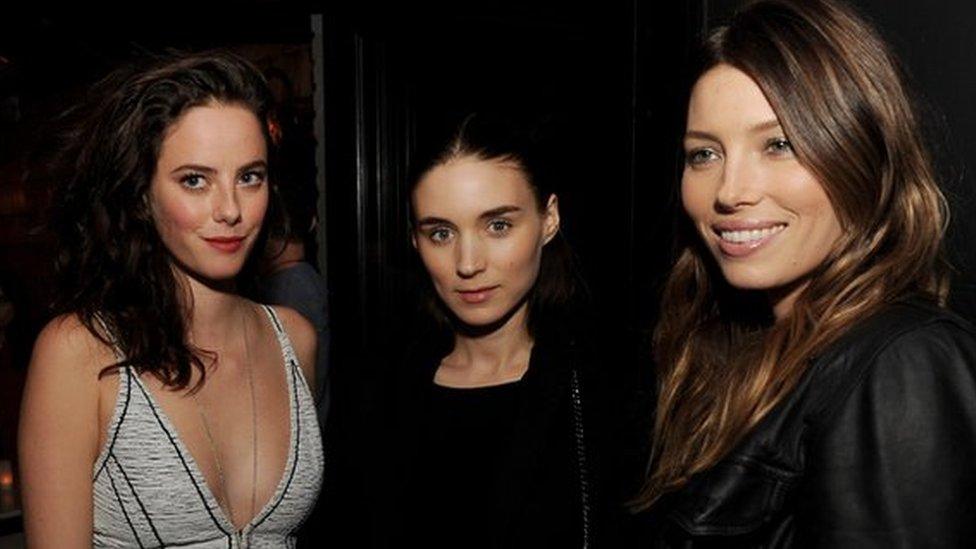 Kaya Scodelario, Rooney Mara and Jessica Biel