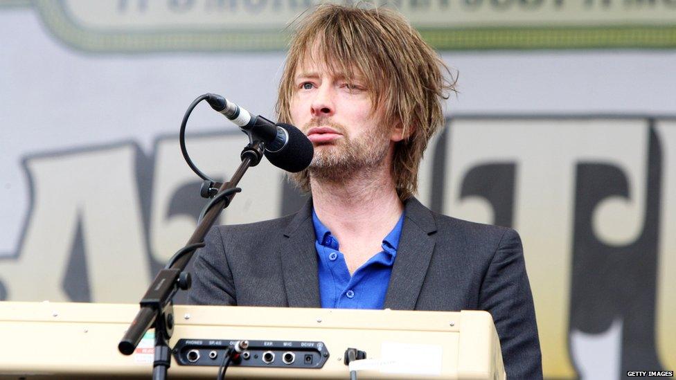 Thom Yorke at Latitude Festival