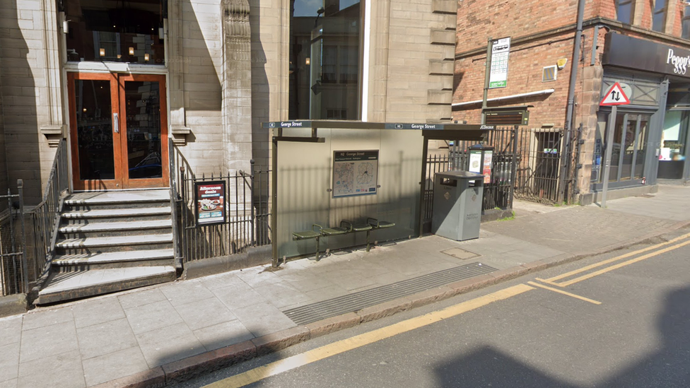 George Street bus shelter