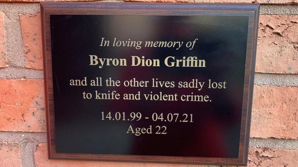 Byron Griffin died after being stabbed in Ilkeston, Derbyshire, in July 2021