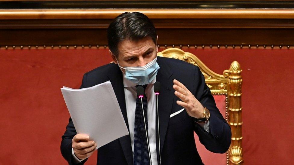 Italian Prime Minister Giuseppe Conte