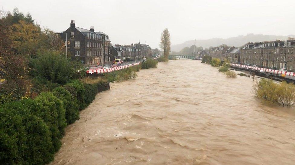 Hawick water levels