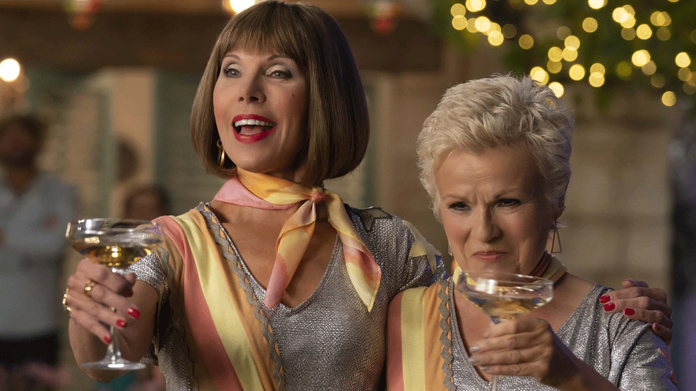 Christine Baranski and Julie Walters in Mamma Mia! Here We Go Again