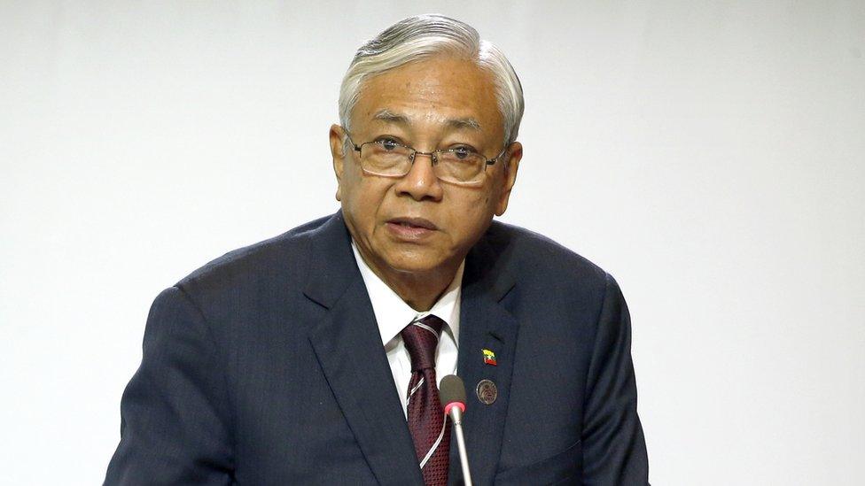 Myanmar's President Htin Kyaw