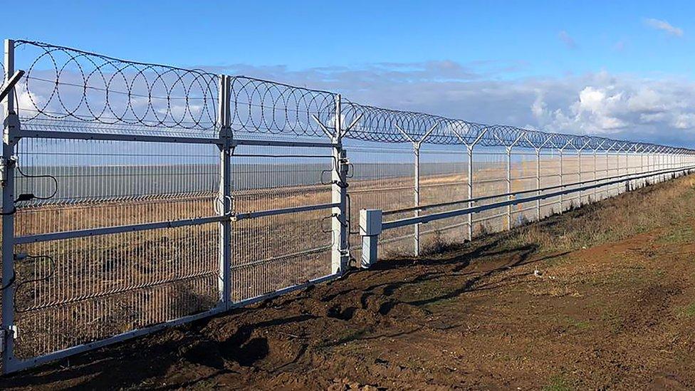 New Crimea border fence, 28 Dec 18