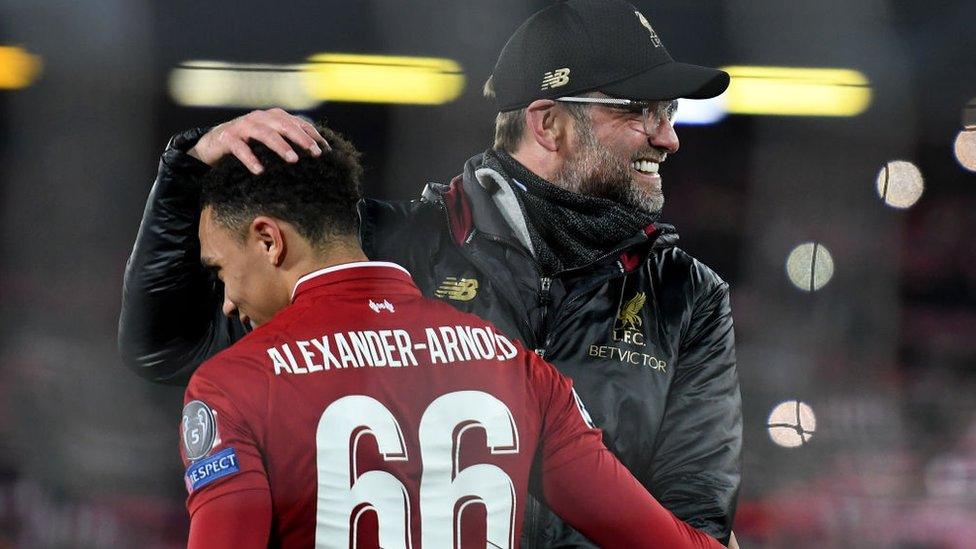 rgen Klopp and Trent Alexander-Arnold.