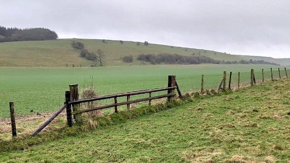 An access island in Wiltshire