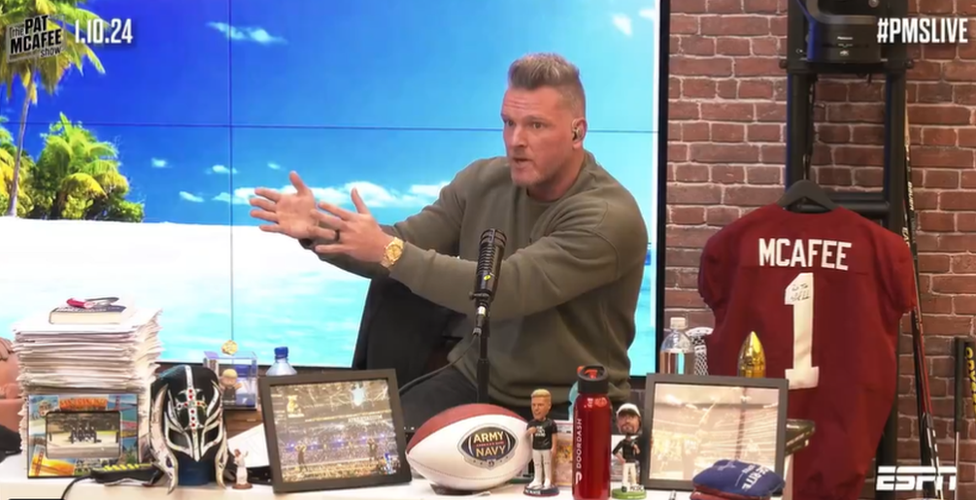 Pat McAfee show screenshoot