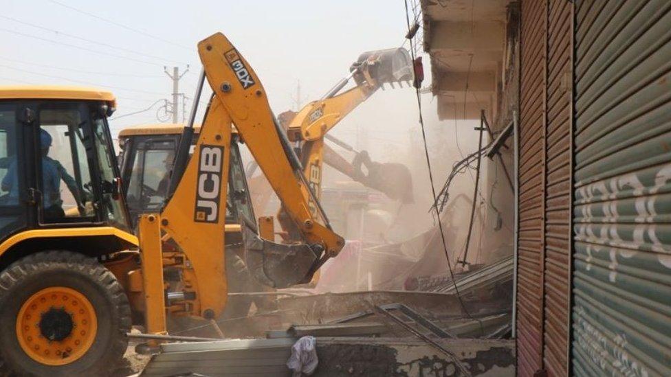 Demolition drive in Madhya Pradesh