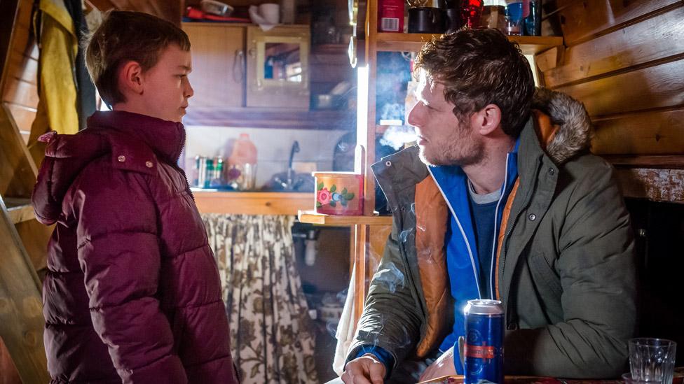 Rhys Connah and James Norton in Happy Valley series one