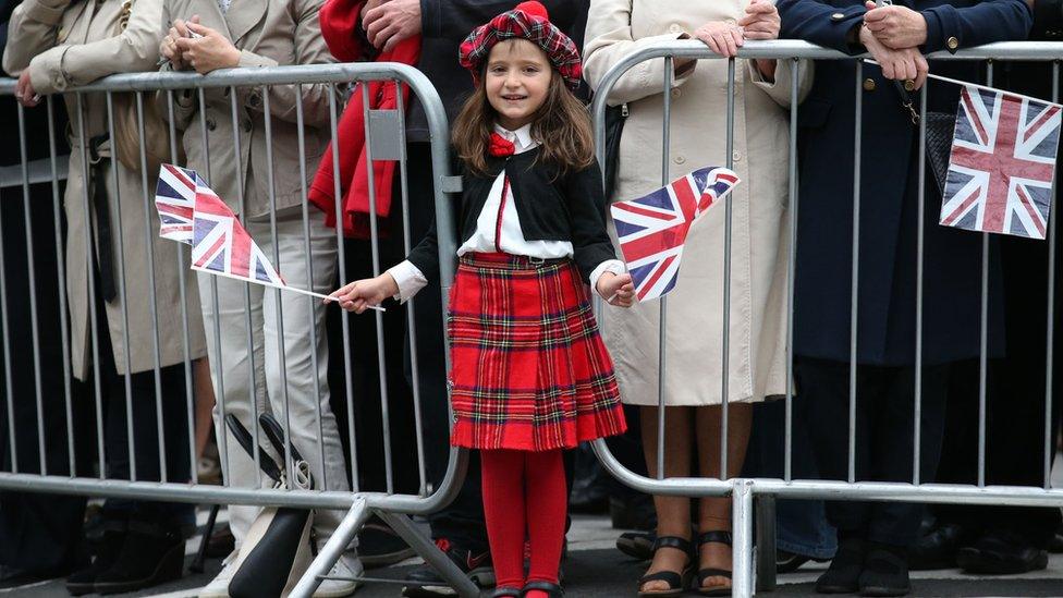 girl in kilt