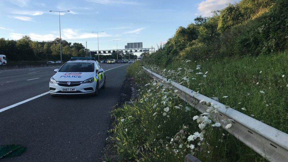 Traffic on M25