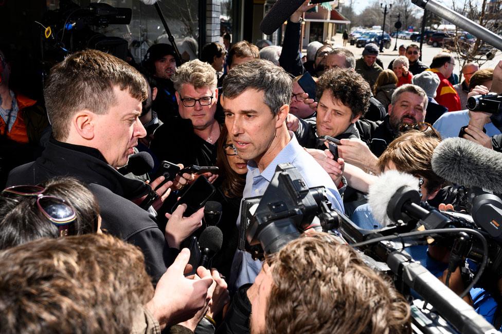 Beto O'Rourke in Washington, Iowa