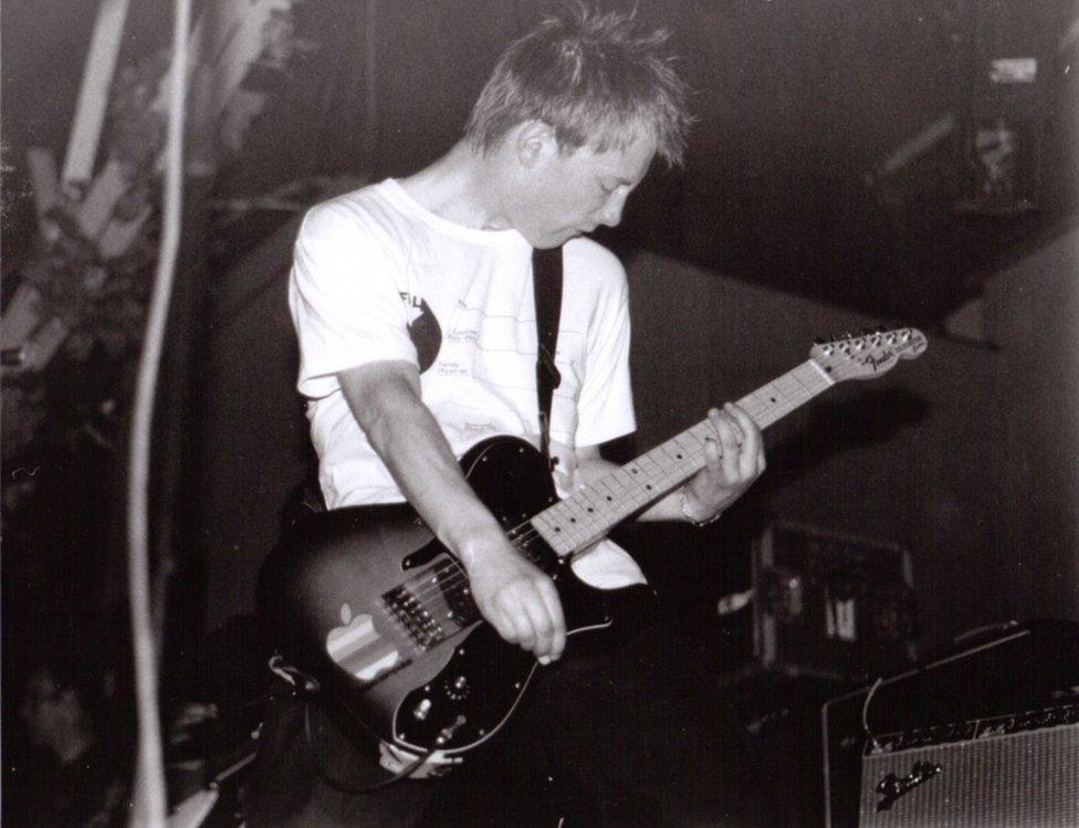 Thom Yorke at the Zodiac in July 1996