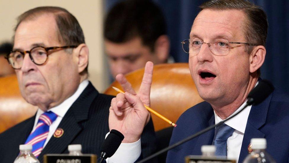 Democratic Judiciary Chairman Jerry Nadler (left) and Republican ranking chairman Doug Collins