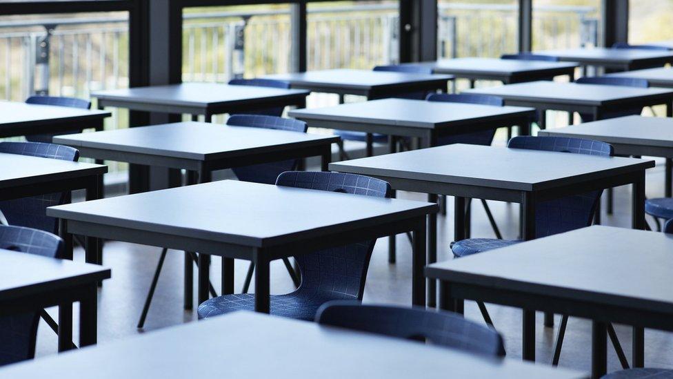 Stock photo of a classroom