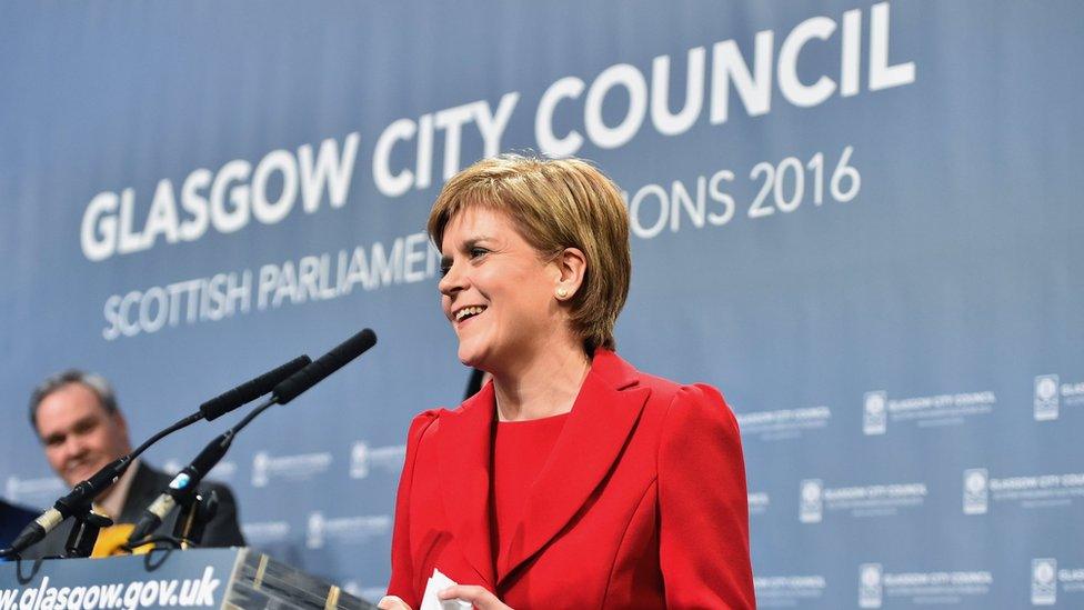 Sturgeon in Glasgow