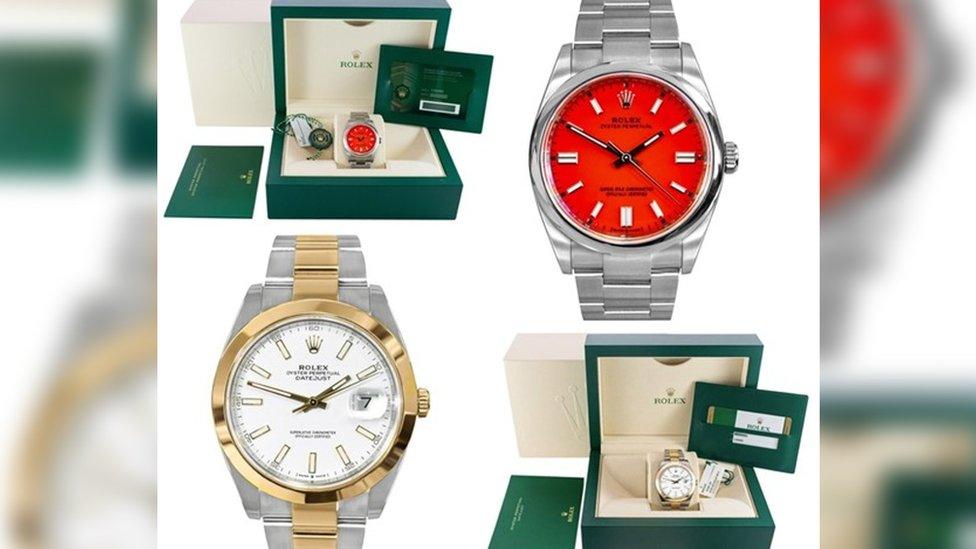 Rolex watches bought in fraud scam