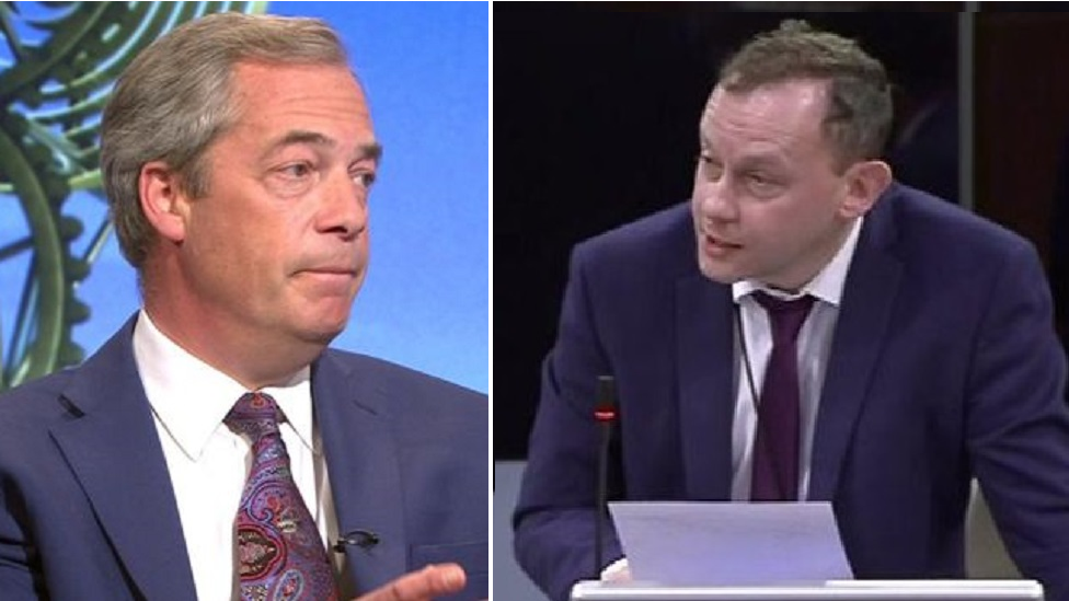 Nigel Farage and Gareth Bennett